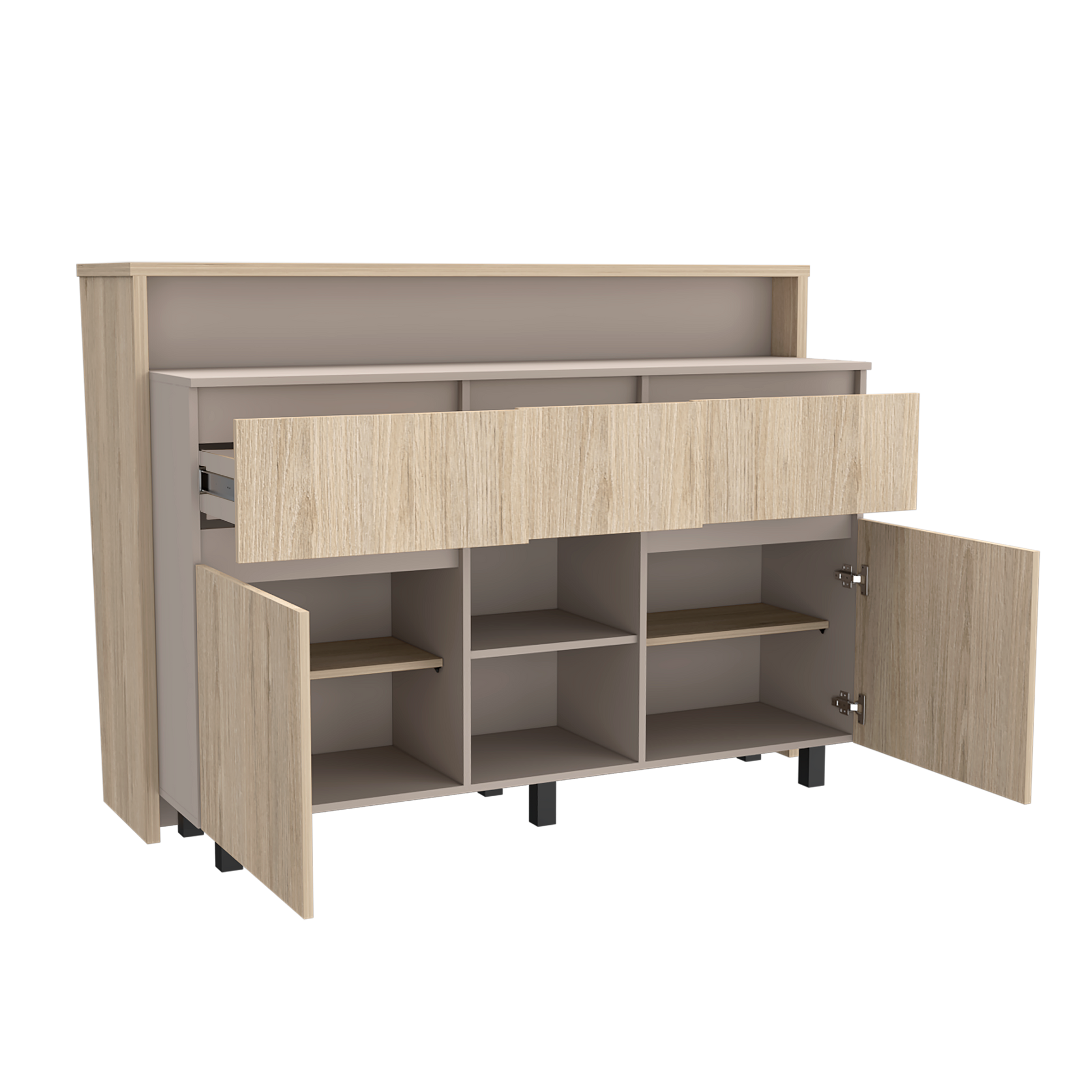 Barra Kiara (3C) Rovere+Taupe 110X150.1X67.5 Cm