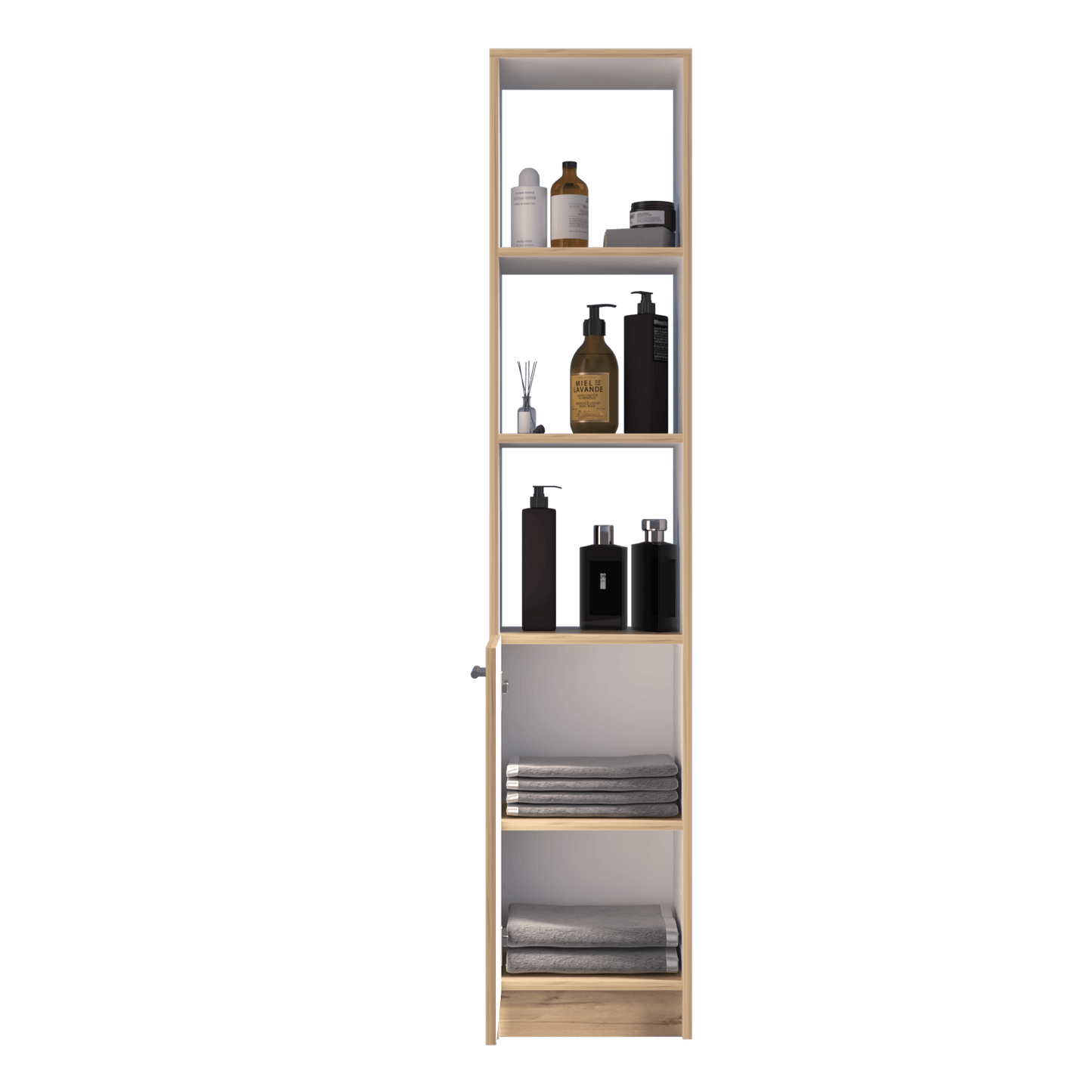Optimizador Baño Paris 1 Puerta 162X33X26 Rta Duna Blanco