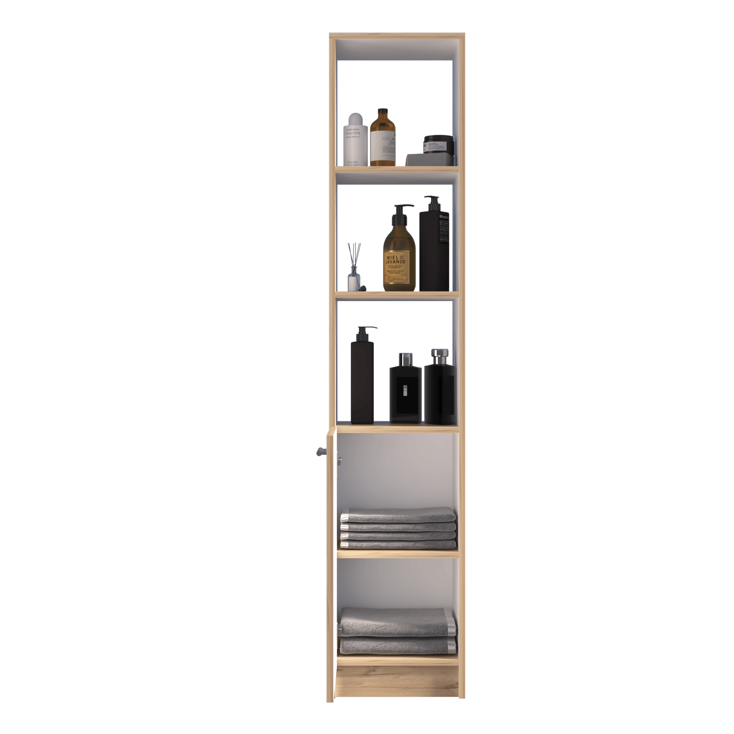Optimizador Baño Paris 1 Puerta 162X33X26 Rta Duna Blanco