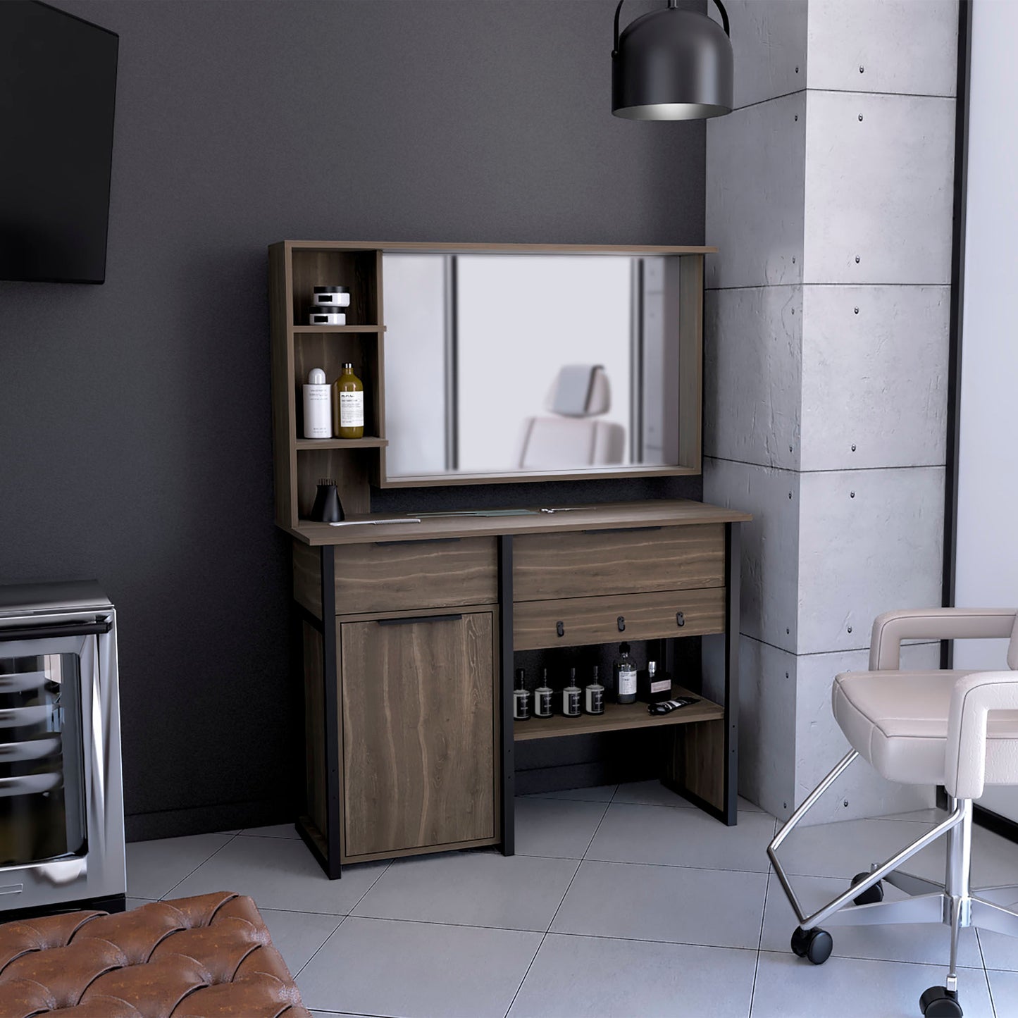 Tocador O Mueble De Barberia Holland 146X111 Rta Milan