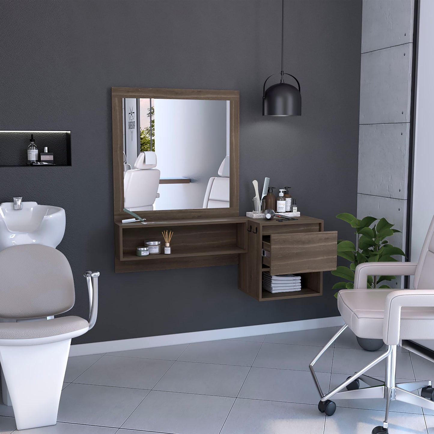 Tocador O Mueble Barberia Baumann Rta Milan