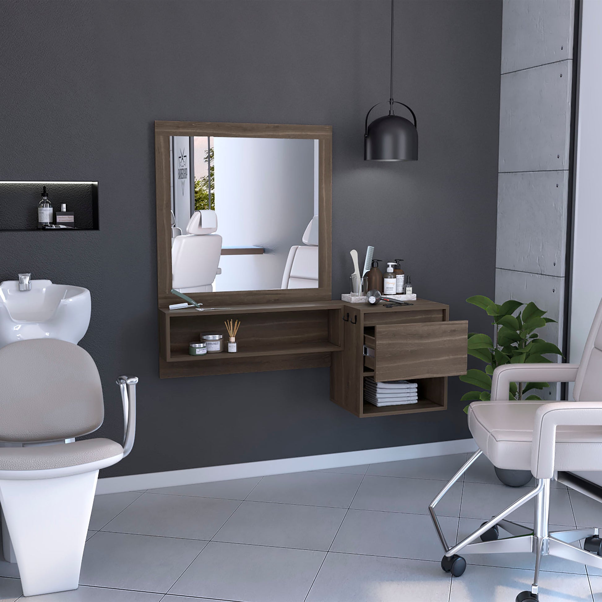 Tocador O Mueble Barberia Baumann Rta Milan