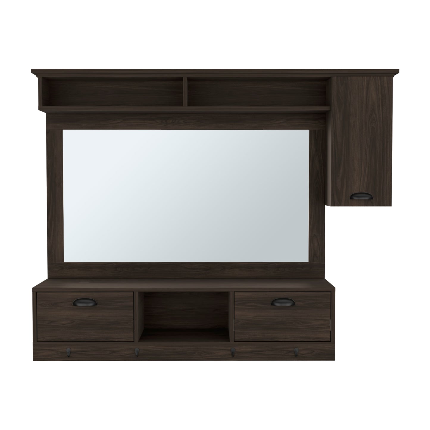 Tocador O Mueble Barberia Waltz Rta Nogal