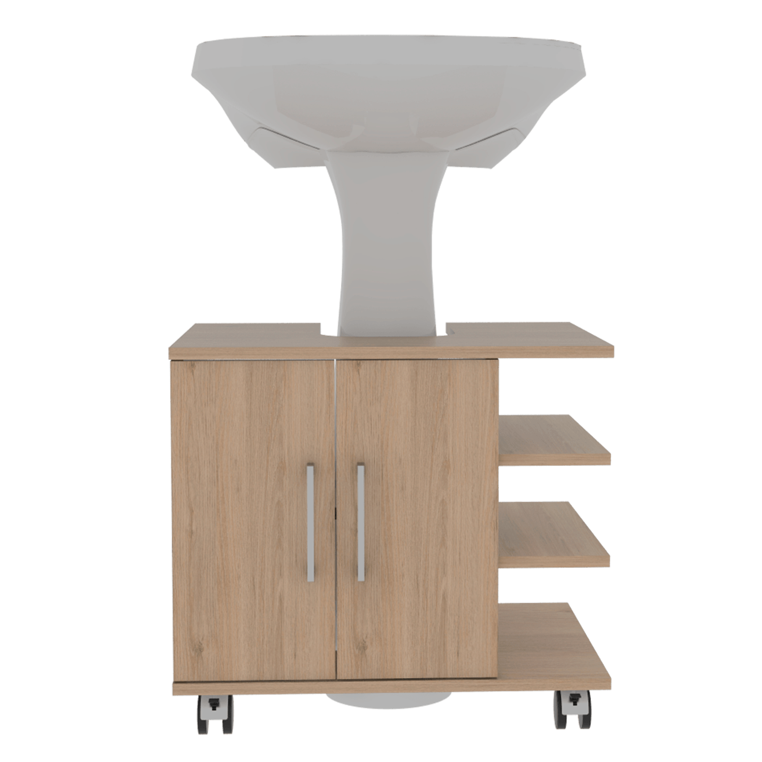 Optimizador Lavamnos Bath 300 Rta Rovere  + Blanco