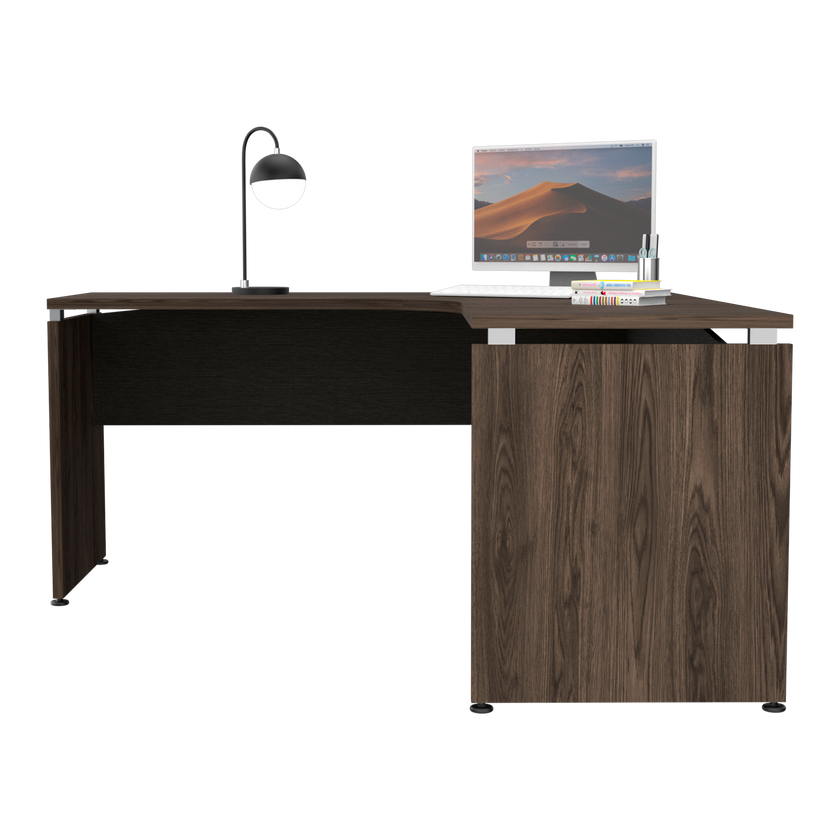 Escritorio Home Office L 140 Rta Milan + Wengue