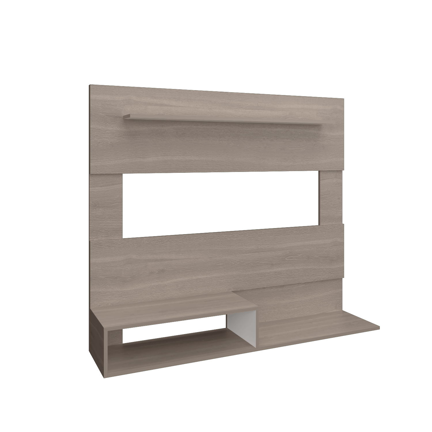 Panel Tv Beijing 120X140X31 Rta Bardolino Blanco