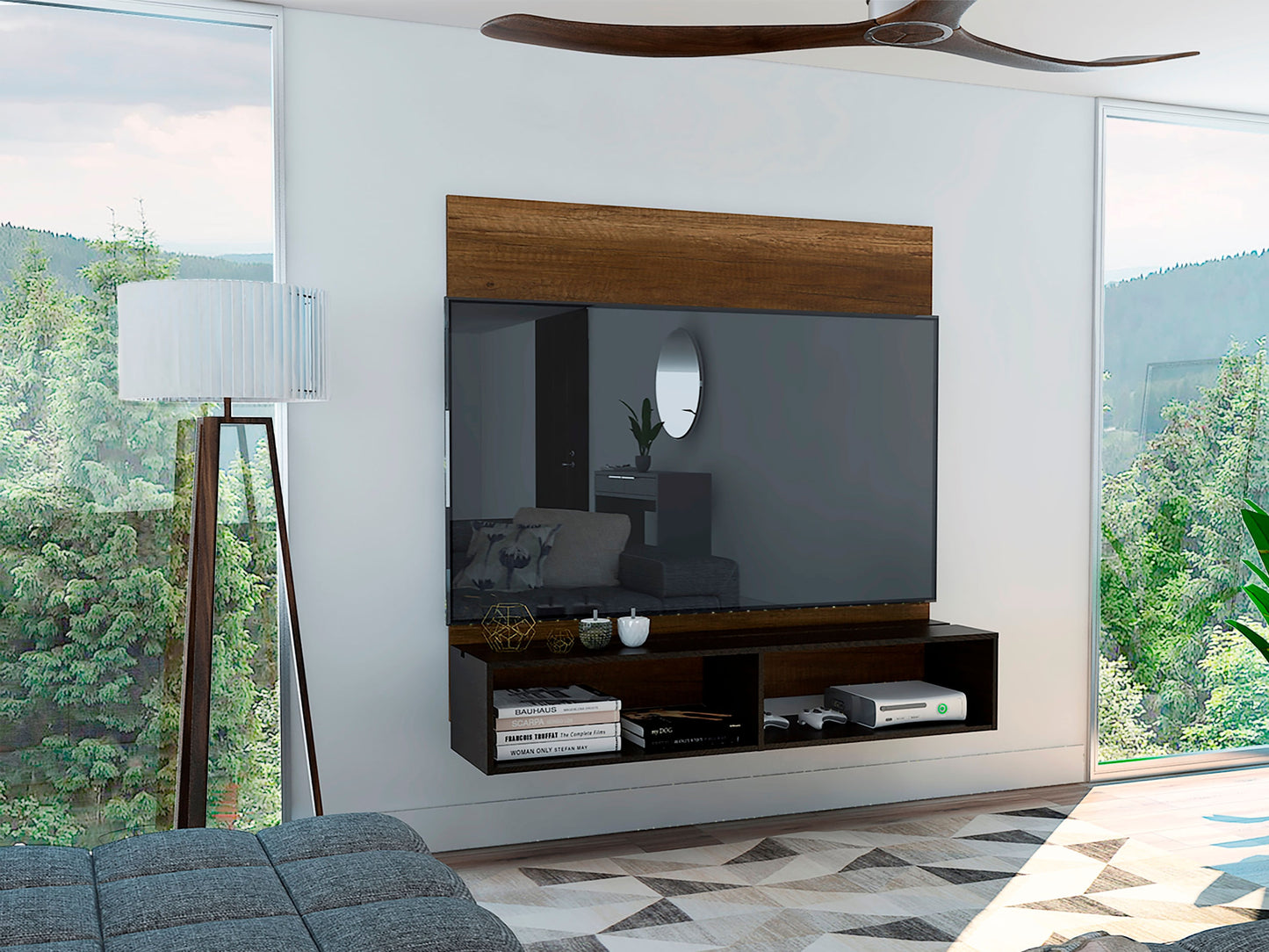 Panel Tv 60 Classic Color Rta Caramelo Wengue