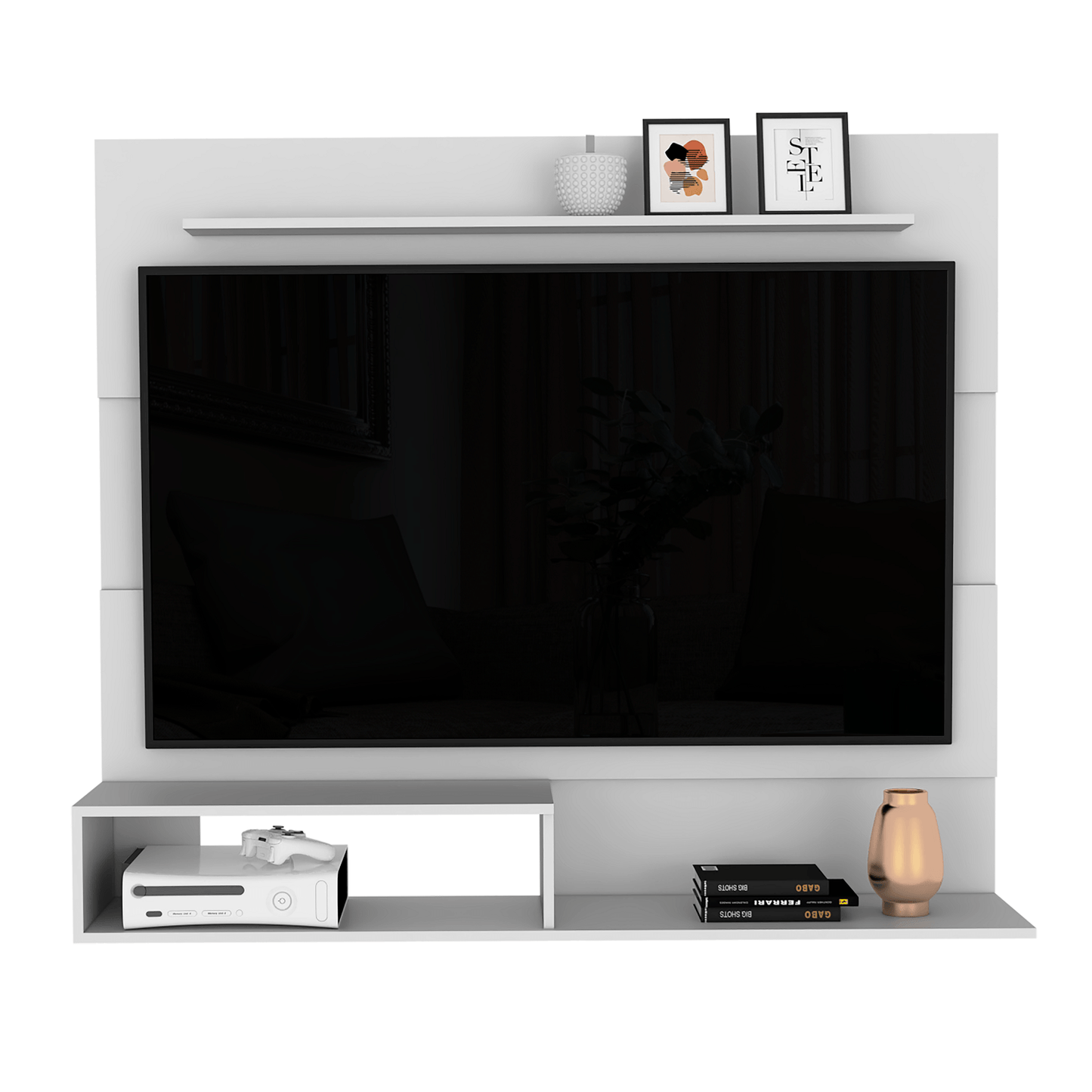 Panel Tv Beijing Blanco Nevado