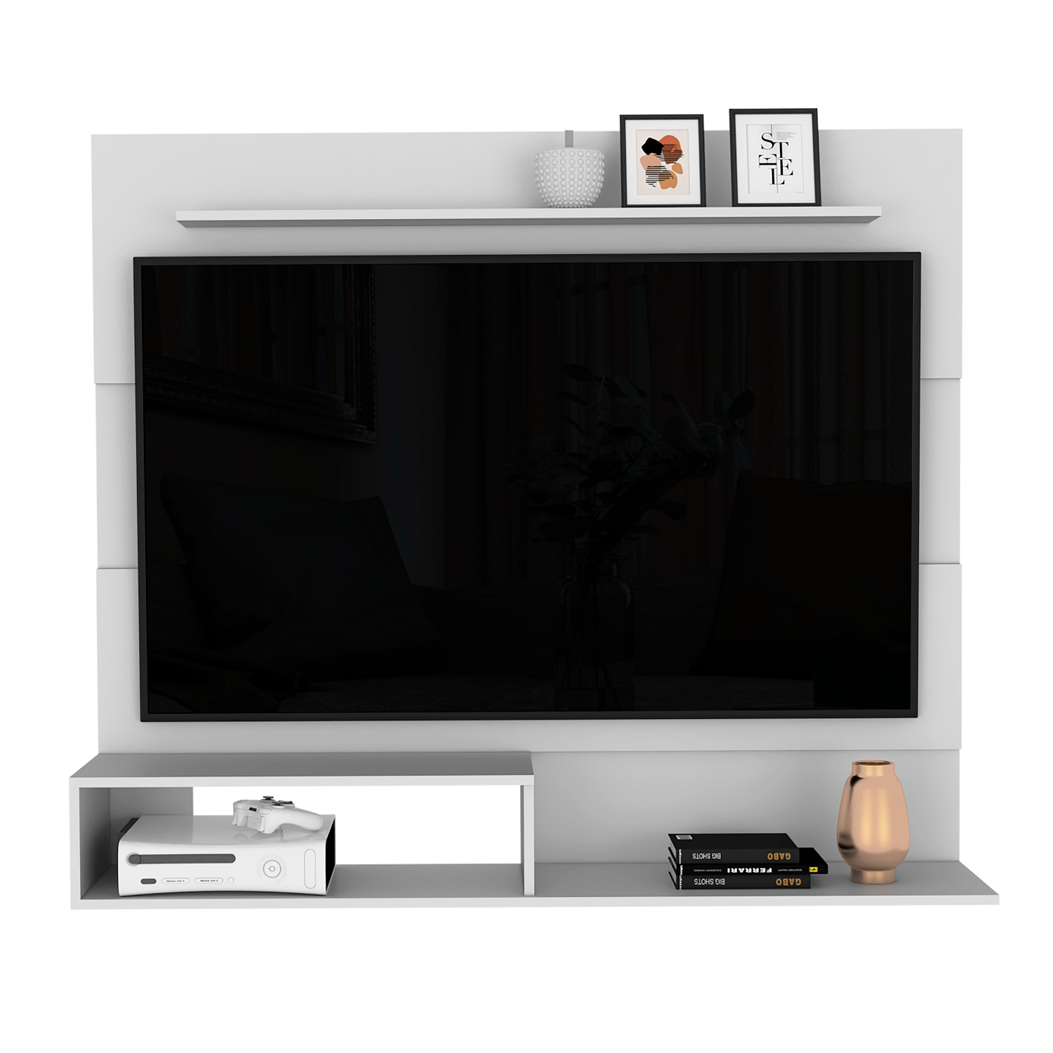 Panel Tv Beijing Blanco Nevado