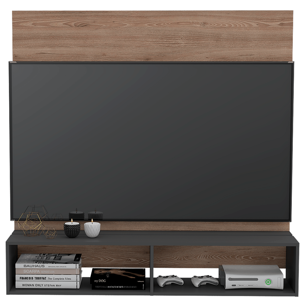 Panel Tv 60 Vassel Miel+Plomo