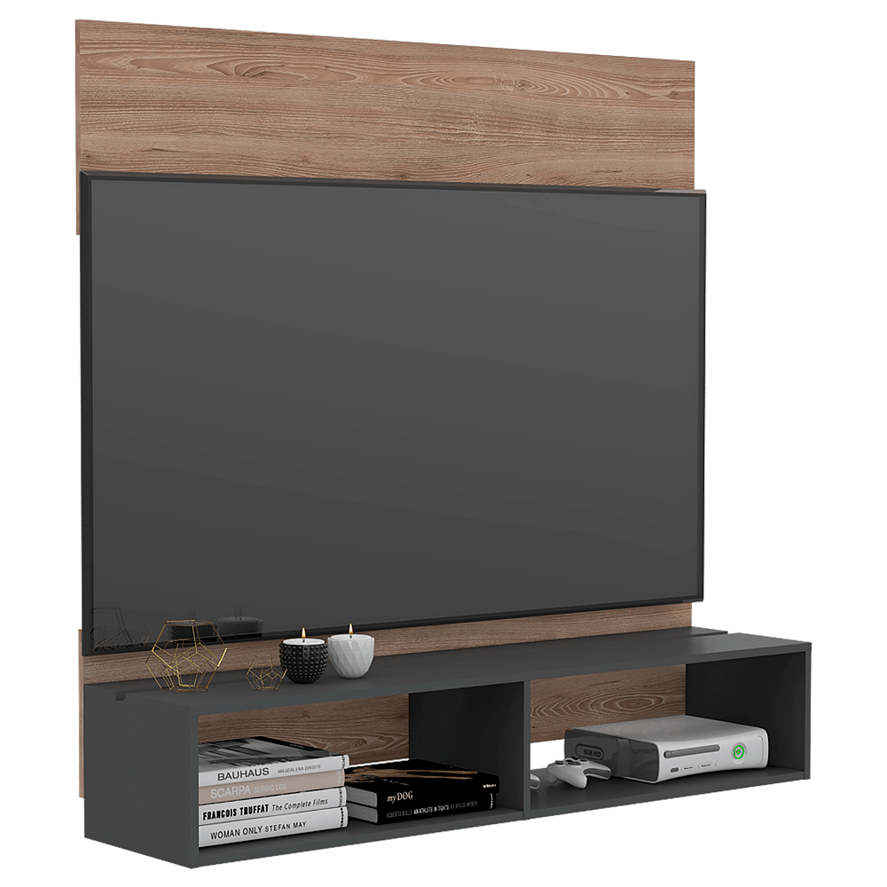 Panel Tv 60 Vassel Miel+Plomo