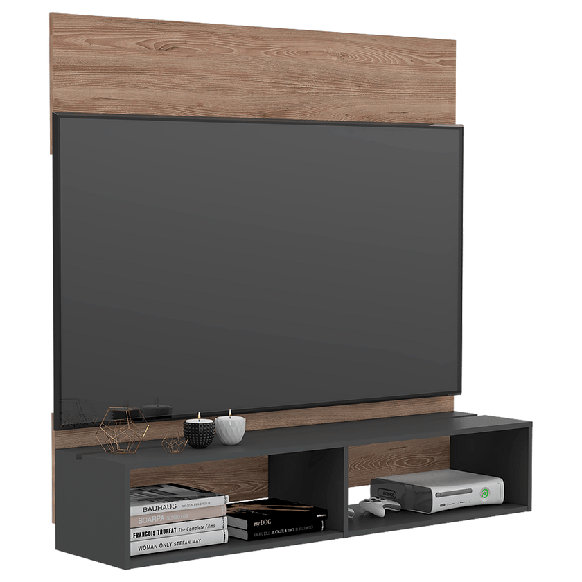Panel Tv 60 Vassel Miel+Plomo