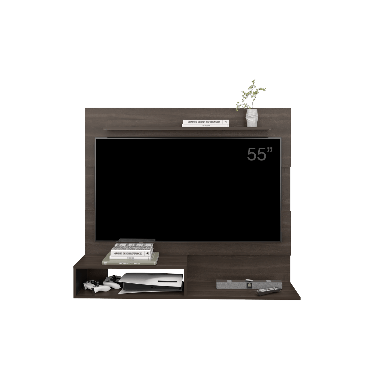 Panel Tv Beijing 120X140X31 Rta Milan Wengue