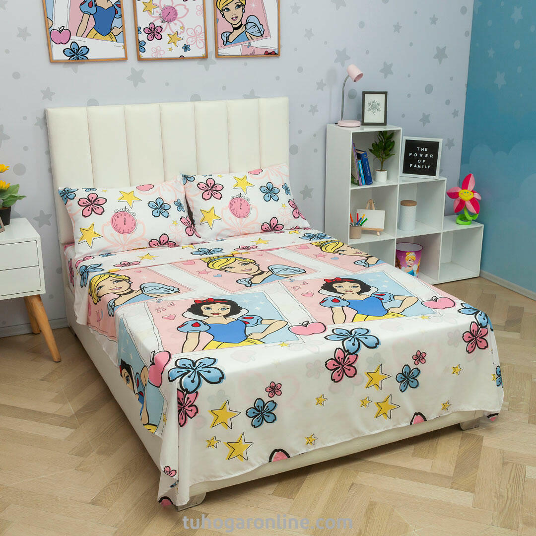 Juego De Sábanas  Disney  Princesas