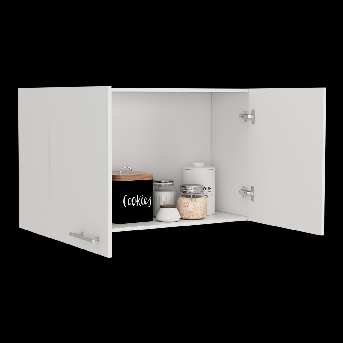 Mueble Aereo Dos Puertas Manchester Blanco