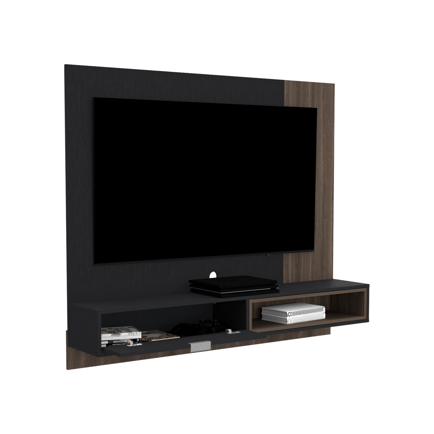 Panel De Tv 60'' Funes Rta Wengue Milan