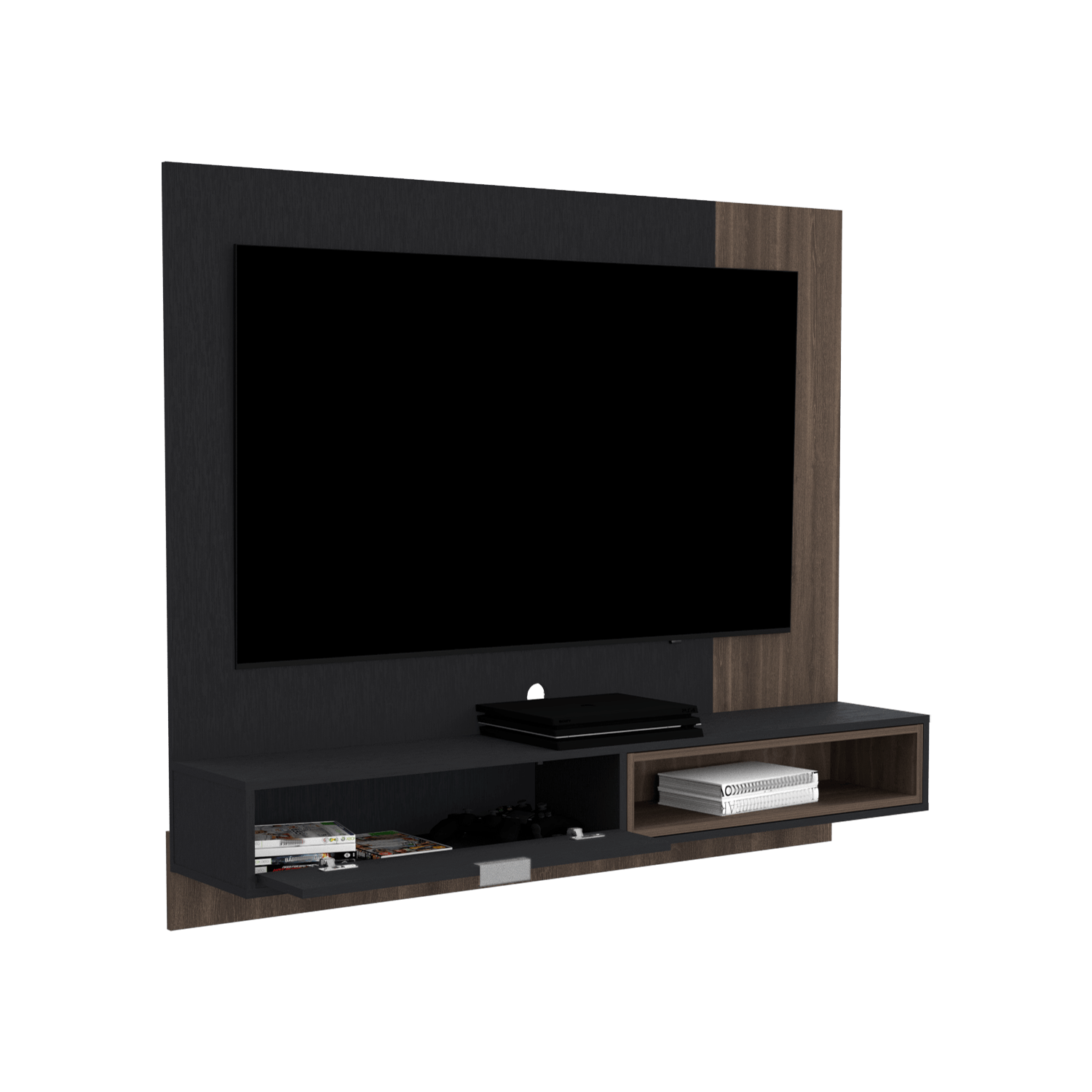 Panel De Tv 60'' Funes Rta Wengue Milan