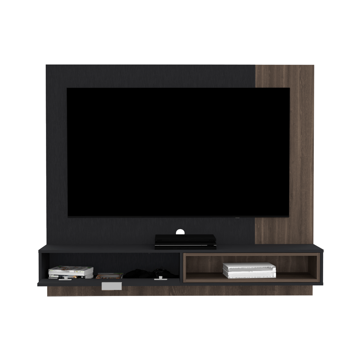 Panel De Tv 60'' Funes Rta Wengue Milan