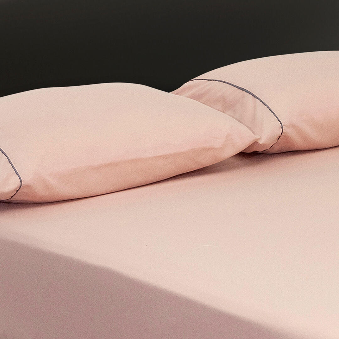 Sábana Ajustable Línea Basicos Rosado Claro Práctica