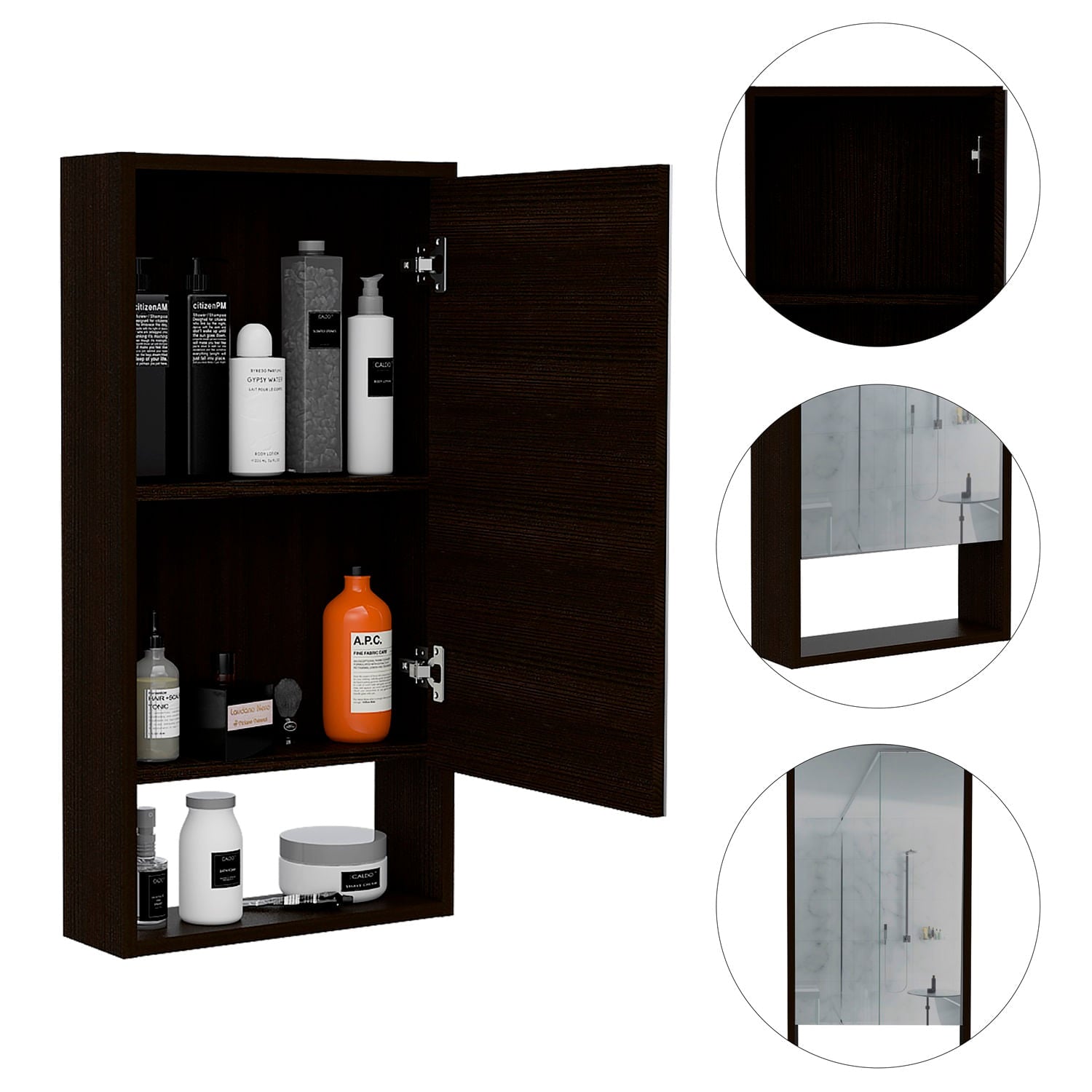 Gabinete De Baño Mariana Rta Wengue N/A