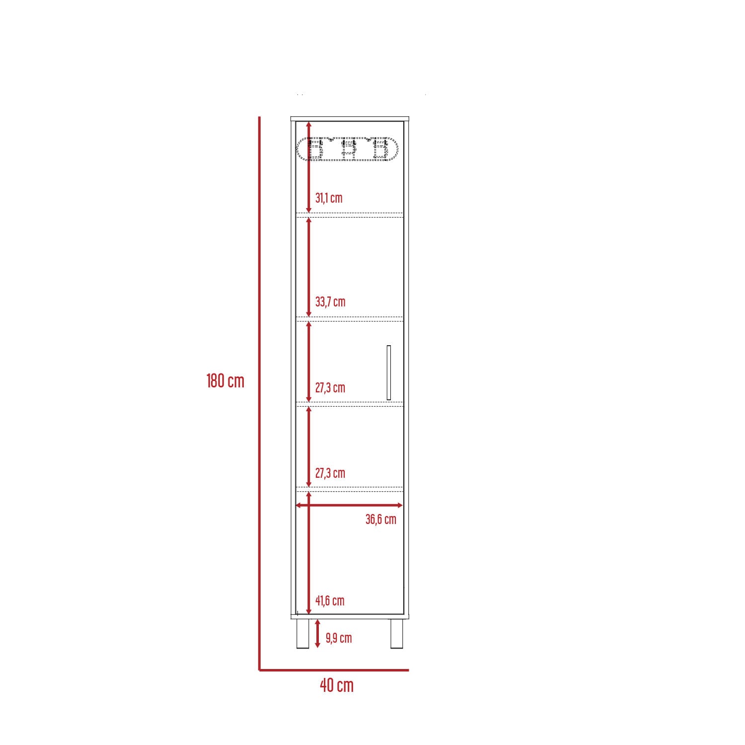 Mueble De Aseo Laska Rta Blanco + Nacar