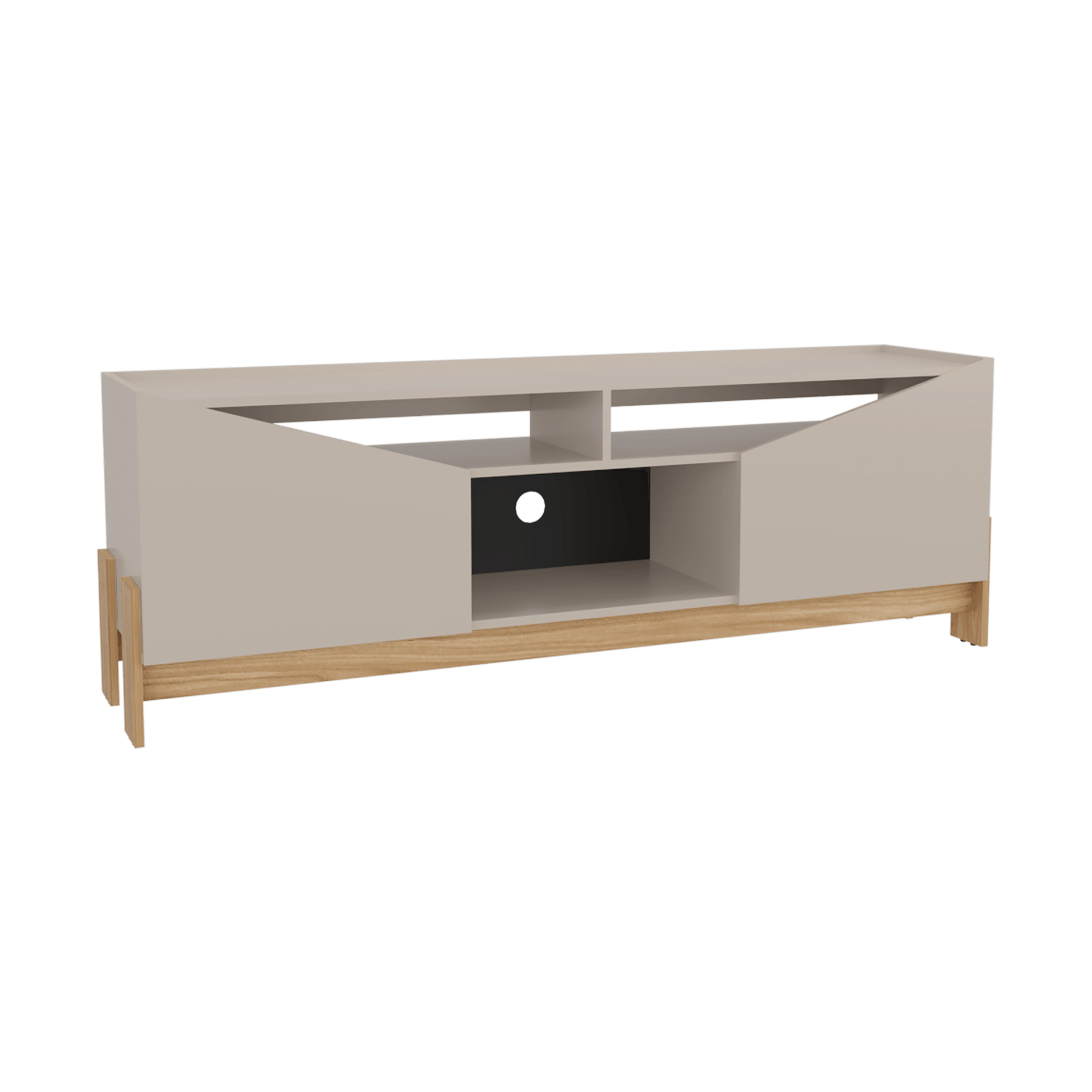 Rack Para Tv Holanda 56X160X36 Rta Capri + Fresno Eu