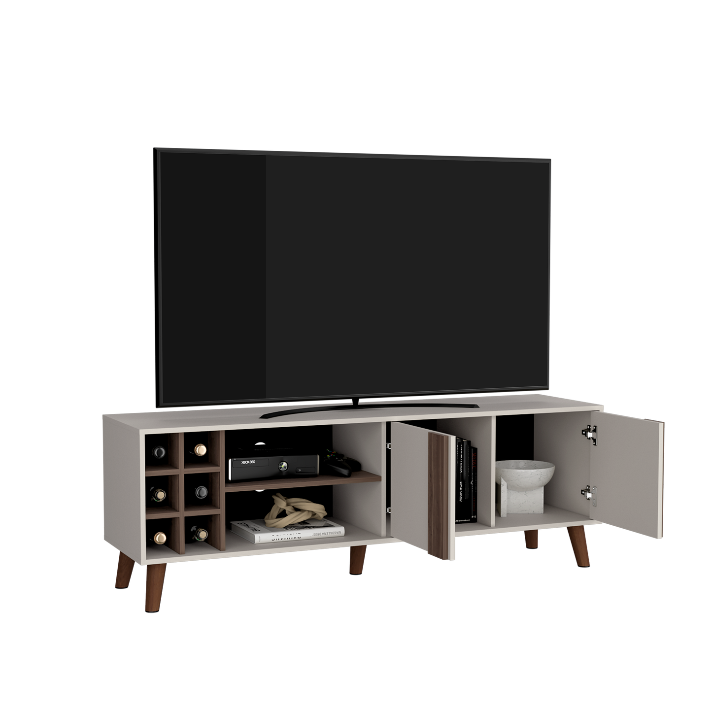 Rack Para Tv 70''  Zaragoza 55X160 Rta Milan Capri