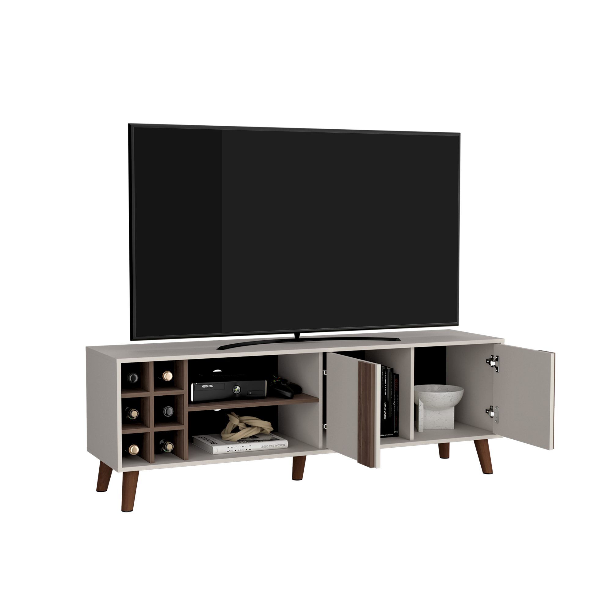 Rack Para Tv 70''  Zaragoza 55X160 Rta Milan Capri