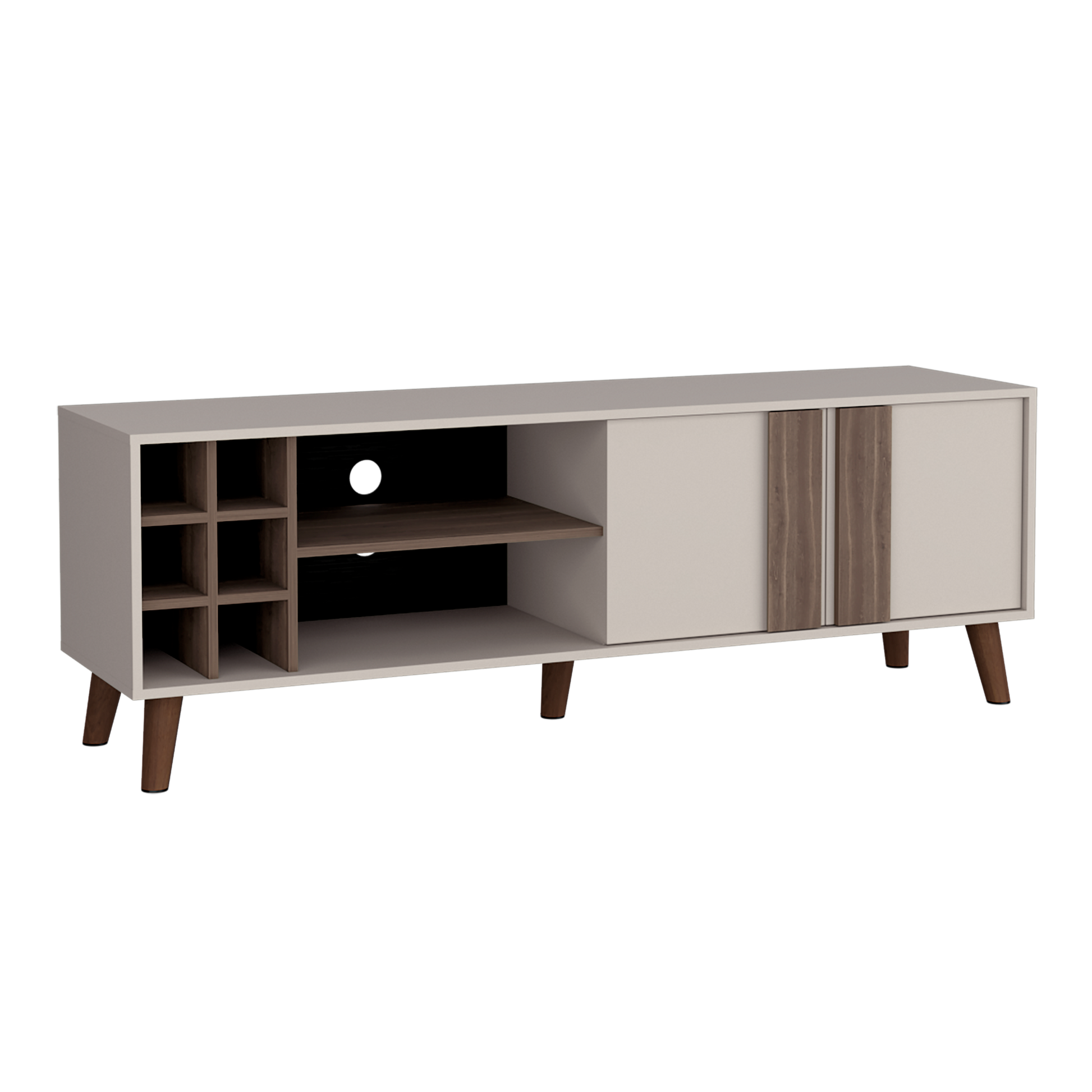 Rack Para Tv 70''  Zaragoza 55X160 Rta Milan Capri