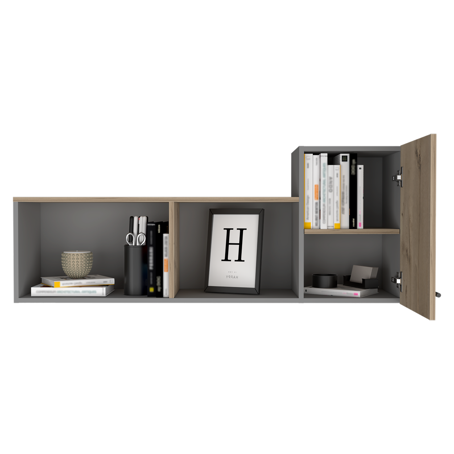 Repisa Newport Homecollection Gris Duna
