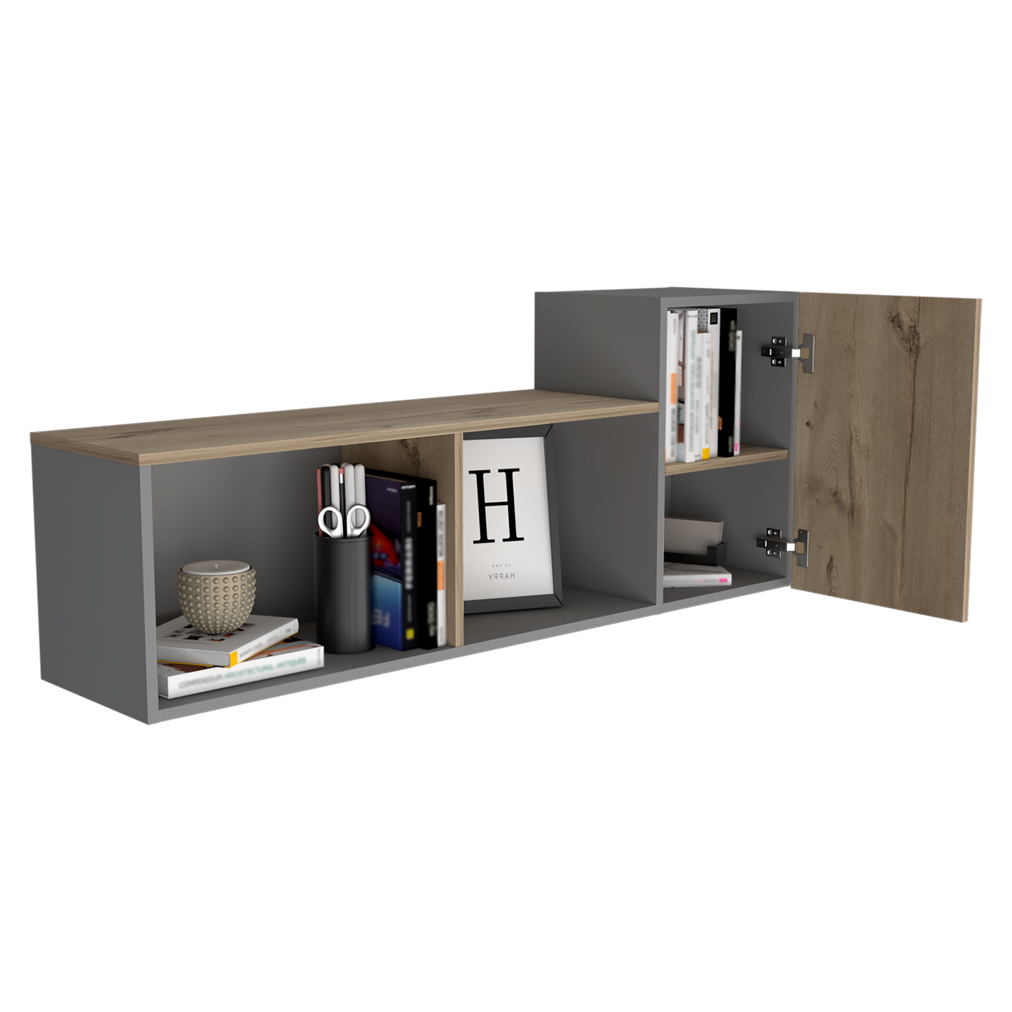 Repisa Newport Homecollection Gris Duna