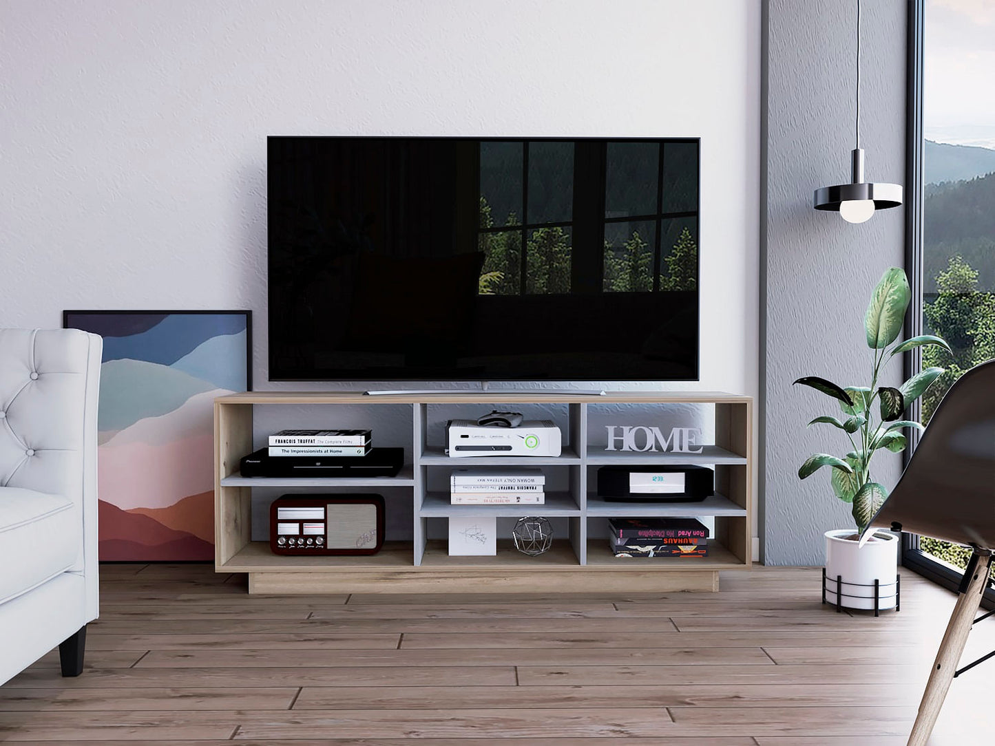 Rack Para Tv Vedra Duna+Cemento
