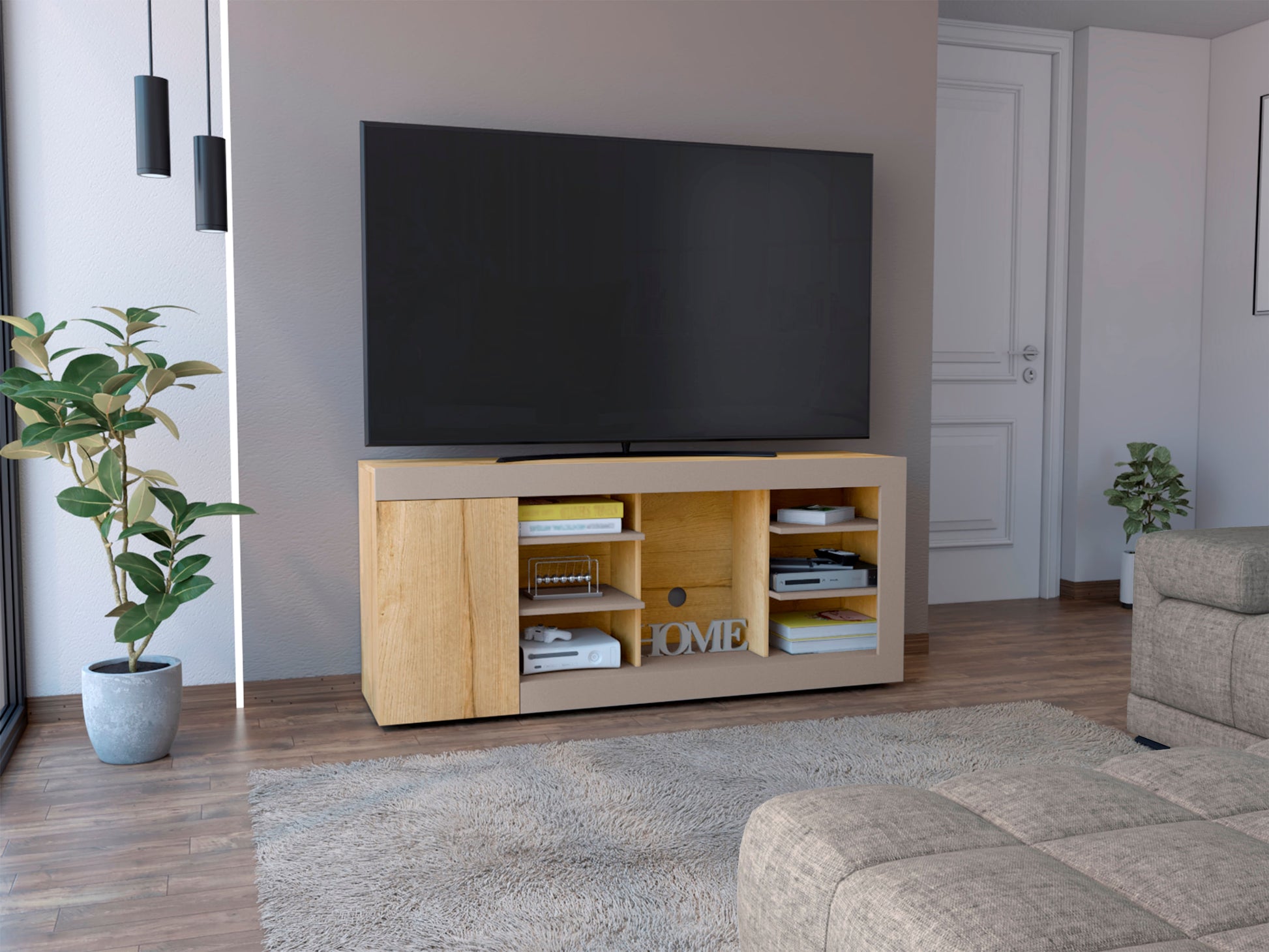 Rack Para Tv 65'' Solaris 150 Rta Duna Taupe