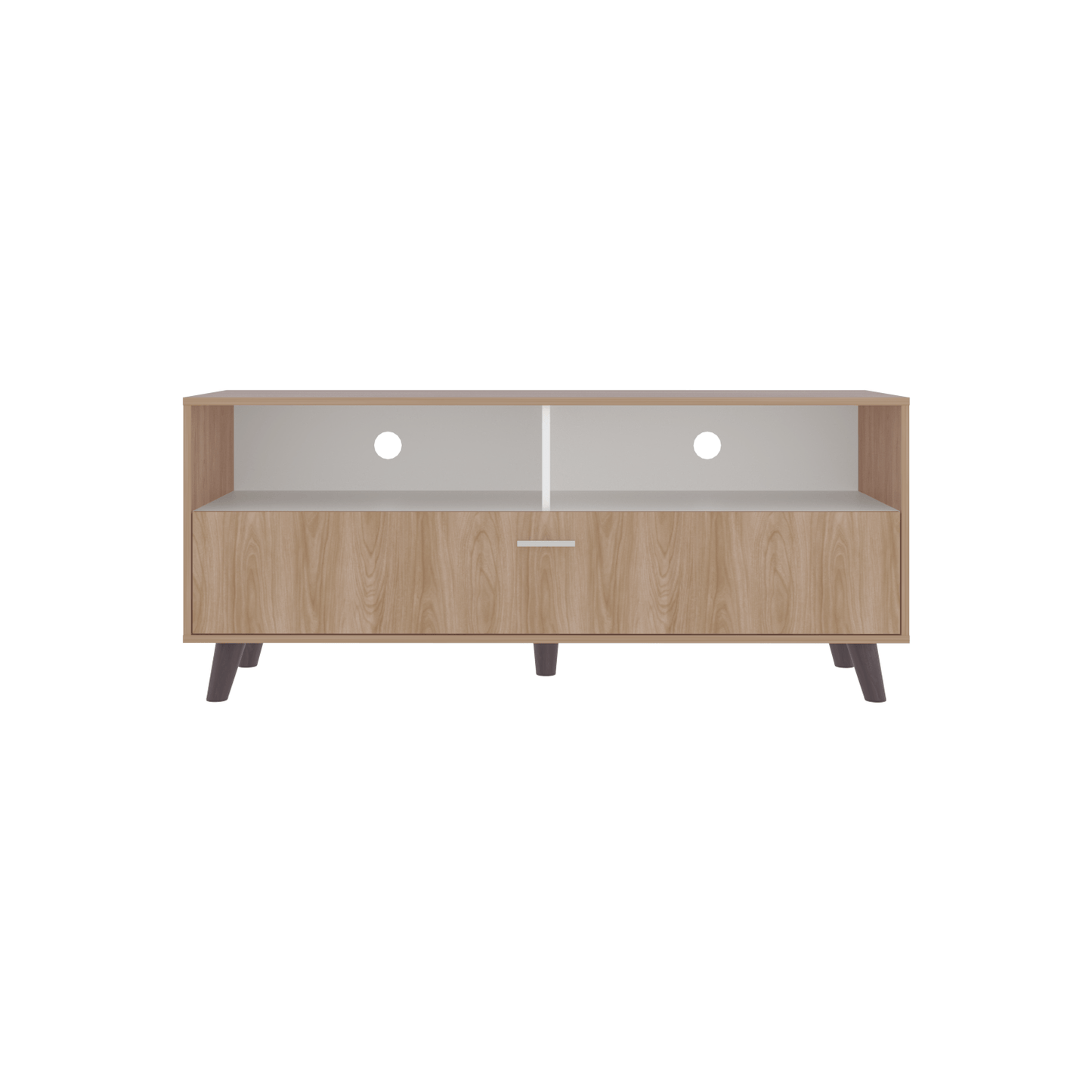 Rack Tv Patrick 59X139X46 Rta Fresno Eu + Blanco