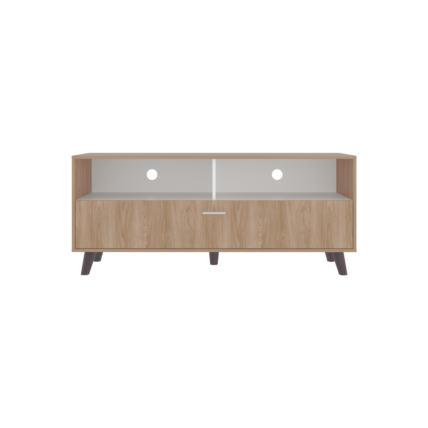 Rack Tv Patrick 59X139X46 Rta Fresno Eu + Blanco