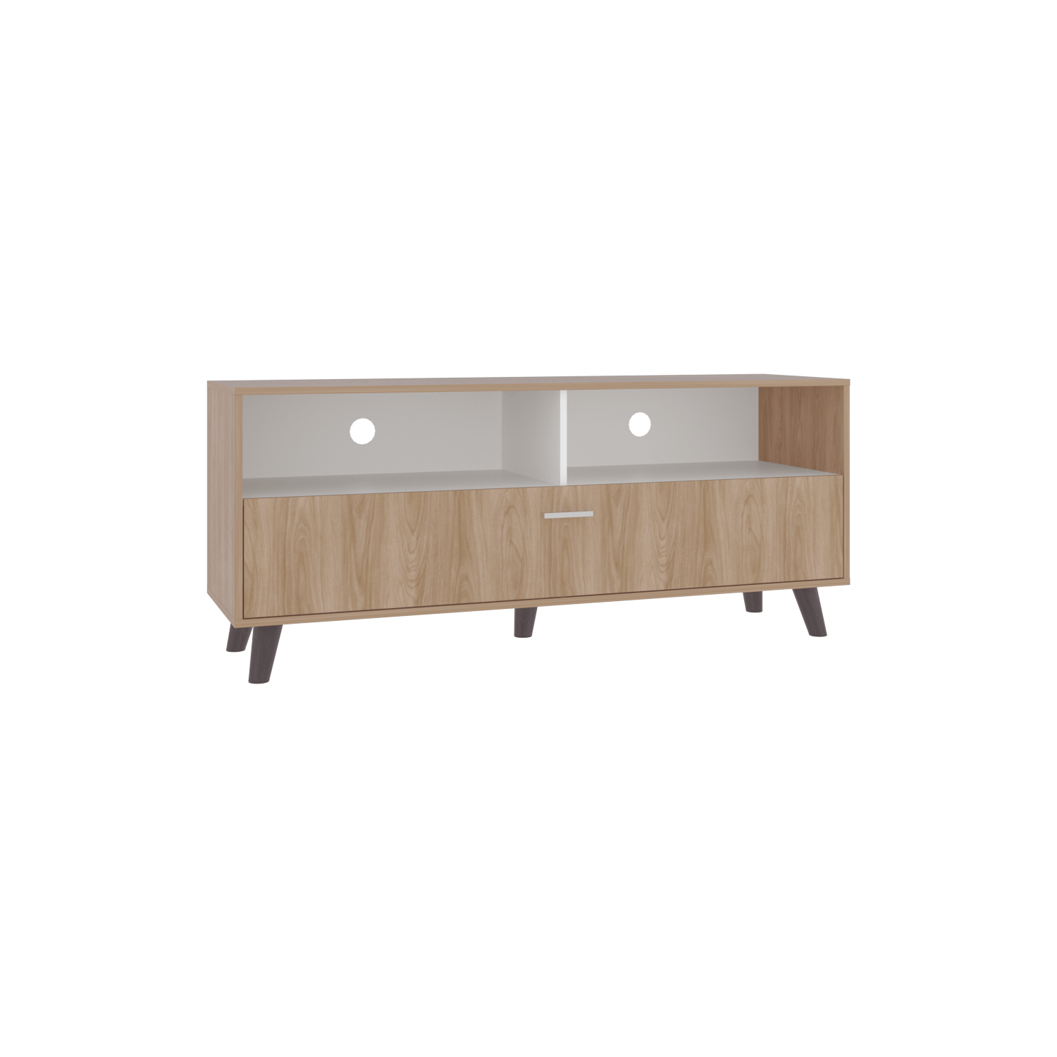 Rack Tv Patrick 59X139X46 Rta Fresno Eu + Blanco