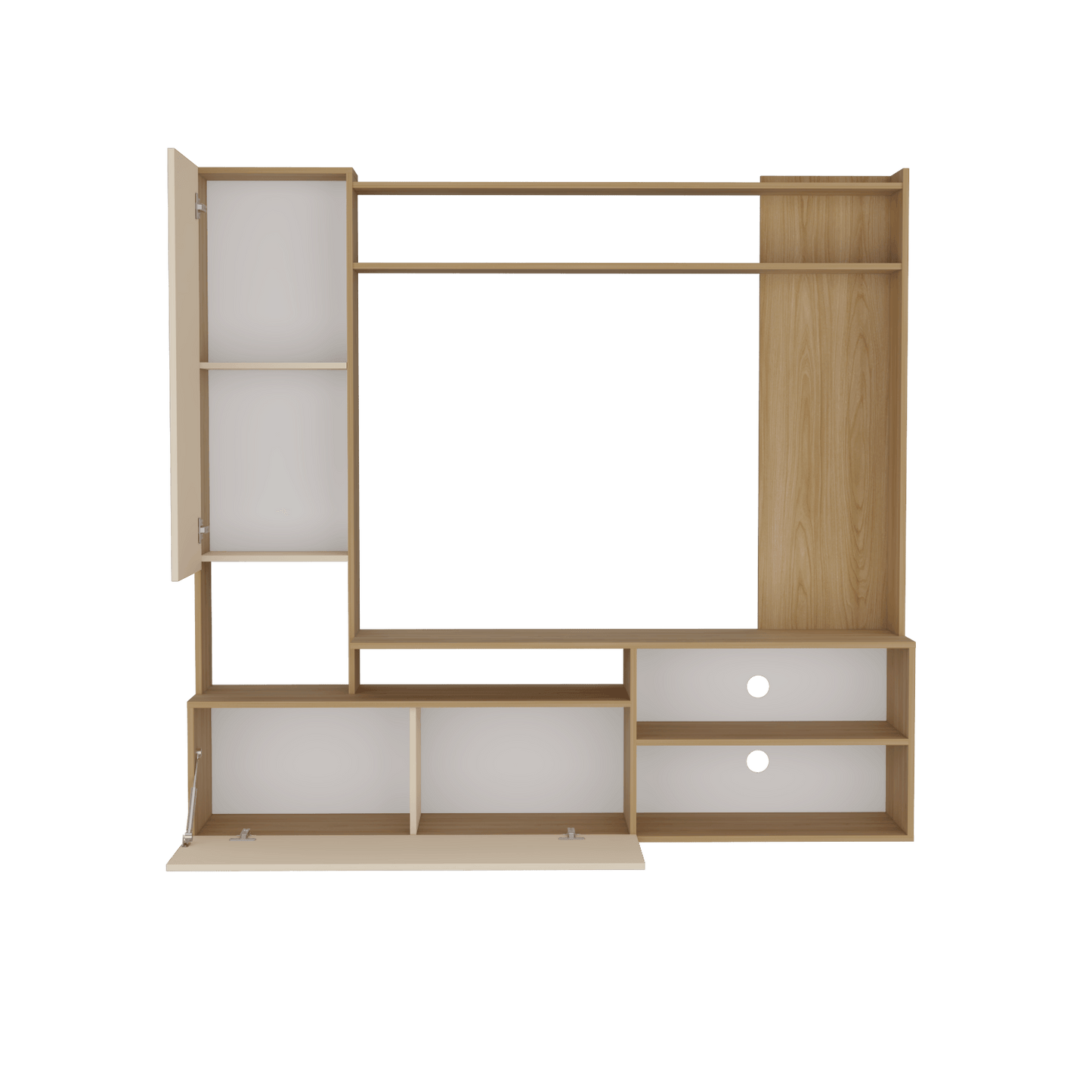 Rack Tv Nolic 167X178X35 Rta Fresno Europeo + Capri