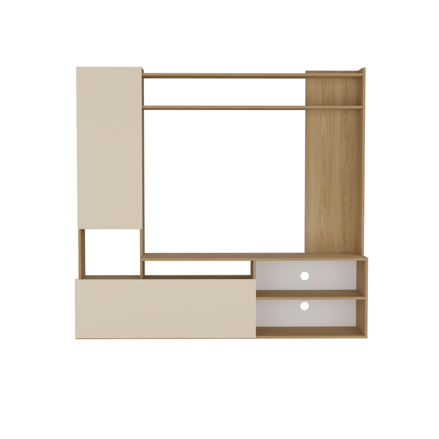 Rack Tv Nolic 167X178X35 Rta Fresno Europeo + Capri