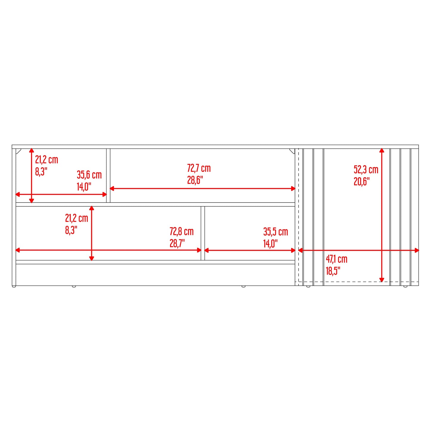 Rack Para Tv Arion 56X160X36 Rta Fresno Eu + Capri
