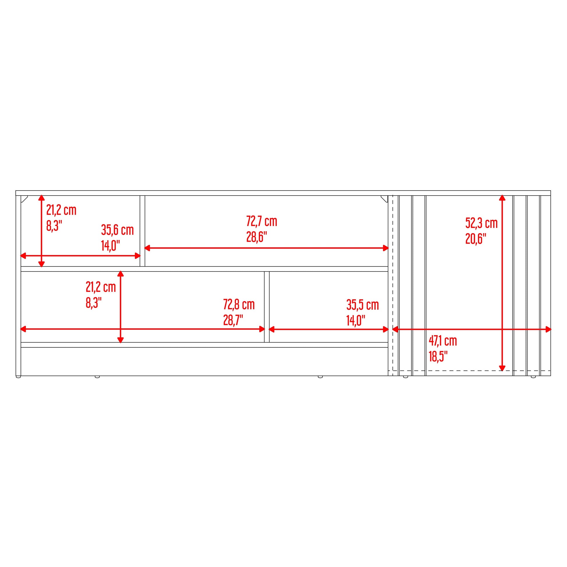 Rack Para Tv Arion 56X160X36 Rta Fresno Eu + Capri