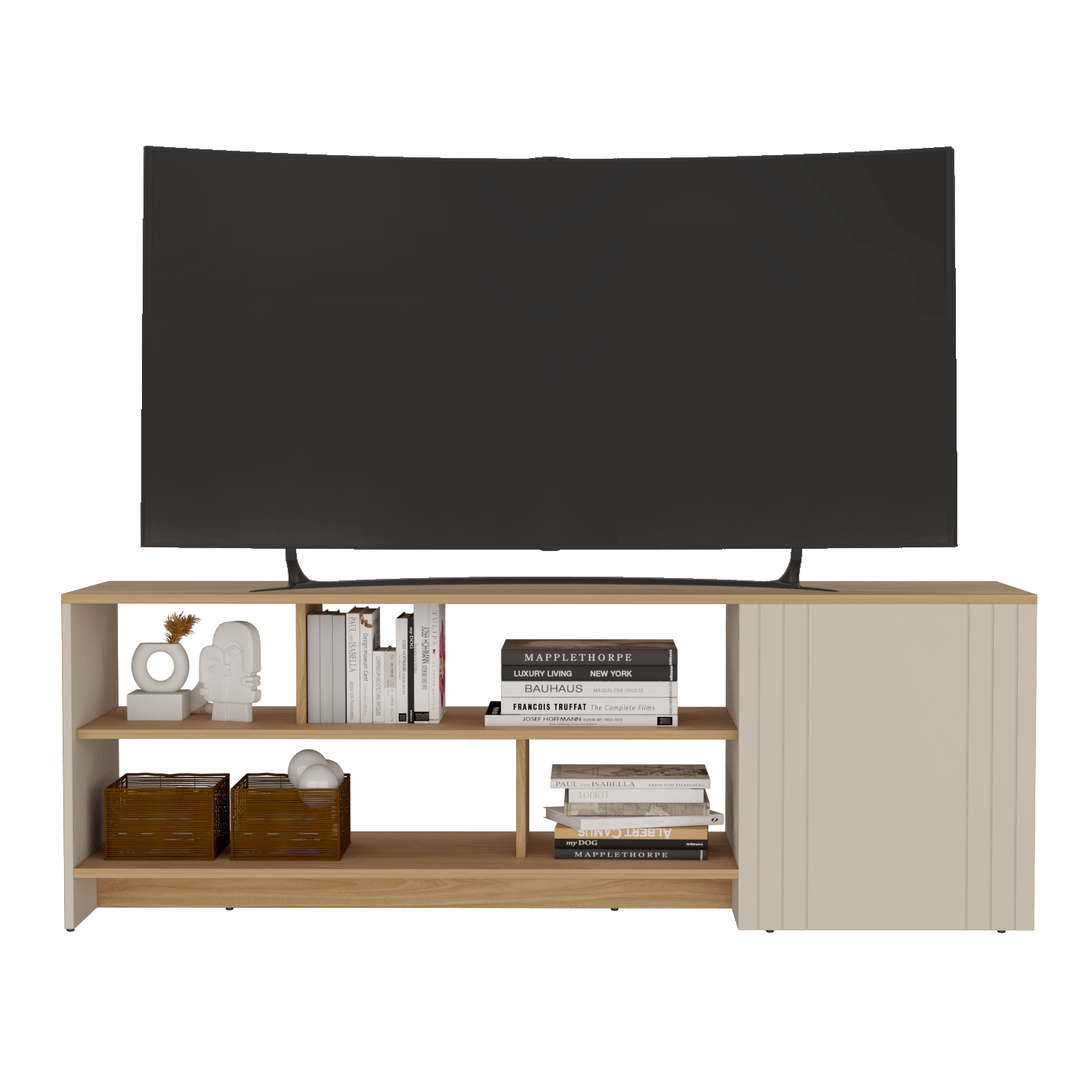 Rack Para Tv Arion 56X160X36 Rta Fresno Eu + Capri