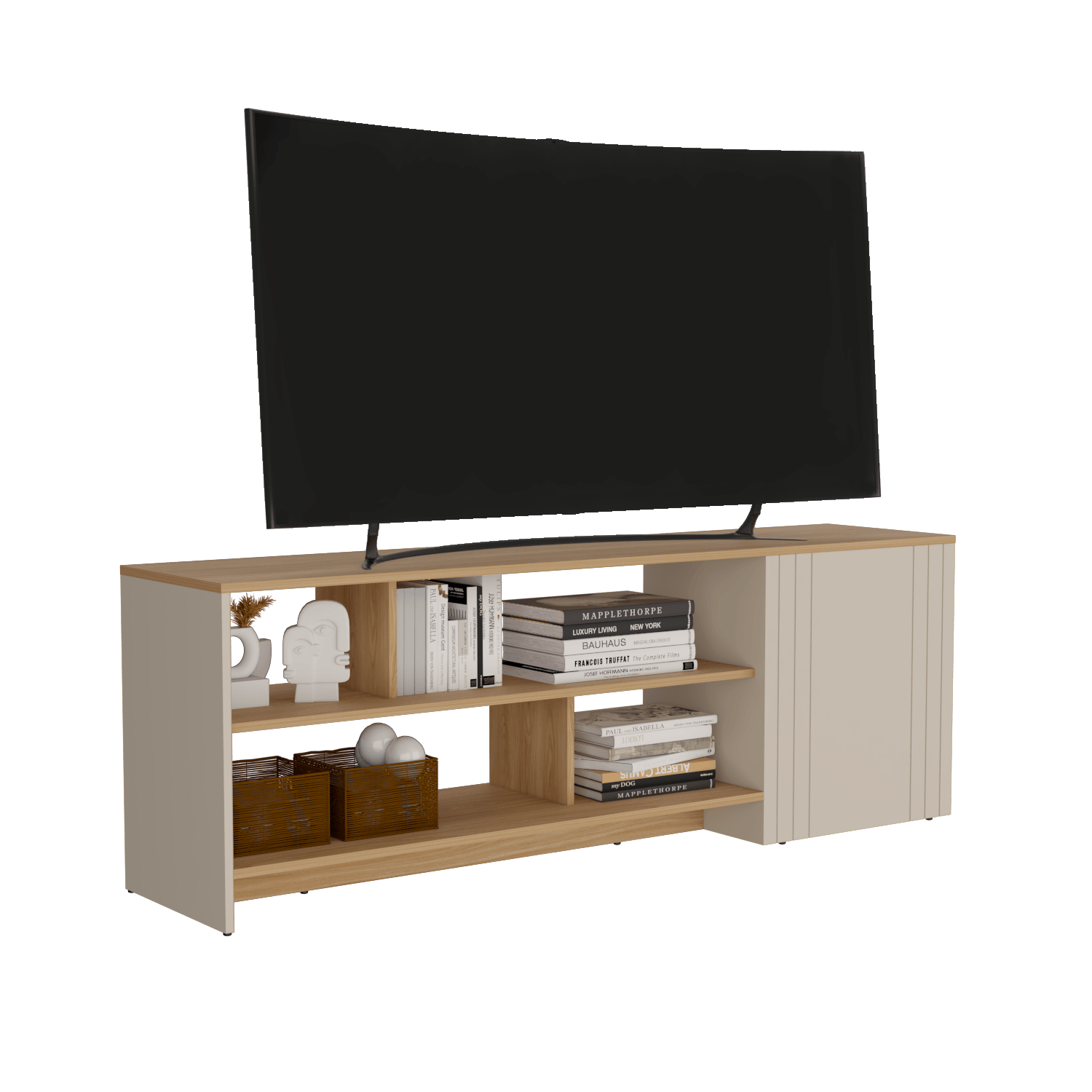 Rack Para Tv Arion 56X160X36 Rta Fresno Eu + Capri