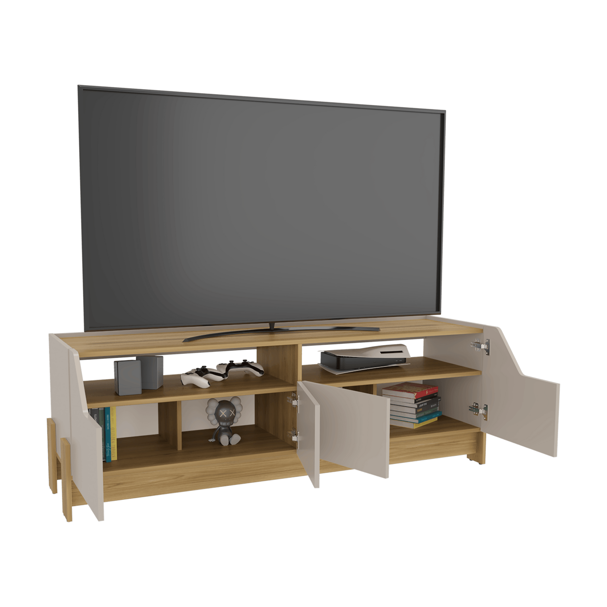 Rack Para Tv Holt 56X163X42 Rta Fresno Eu + Capri