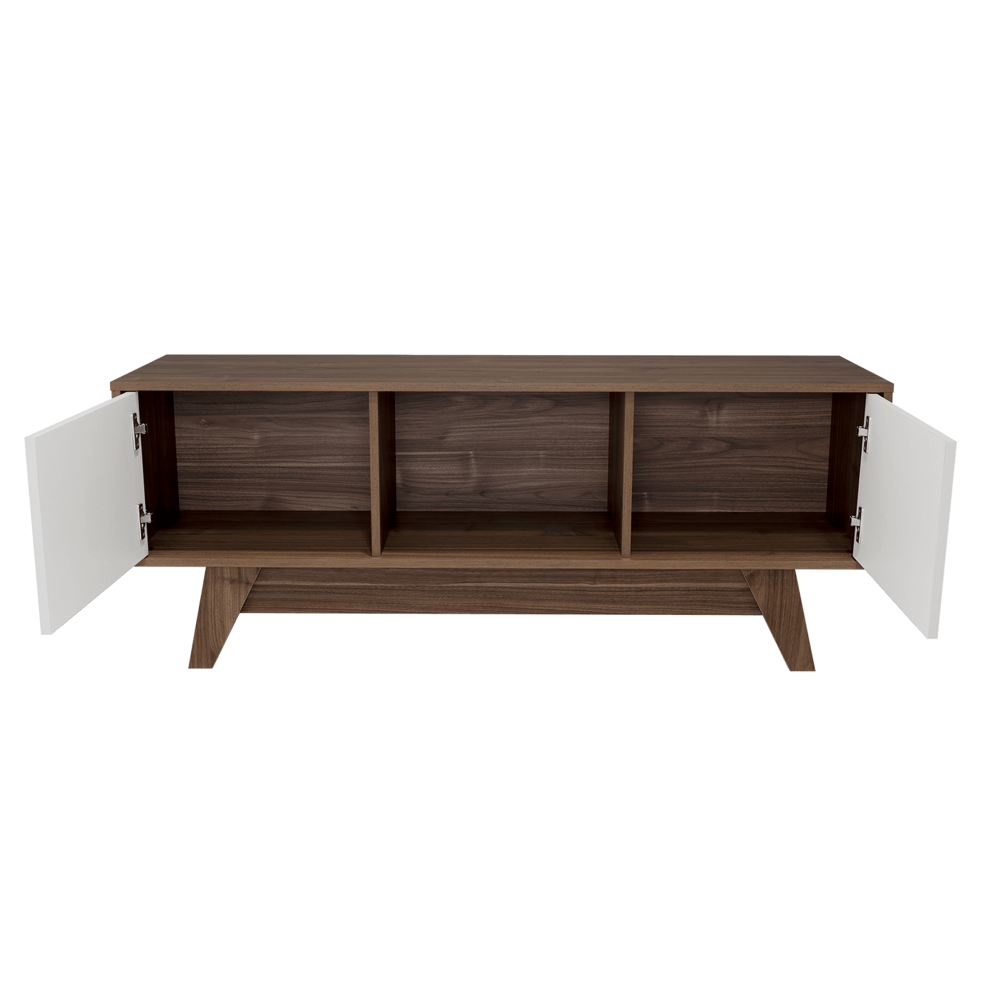 Rack Para Tv 55'' Romero Finlandek Gales Blanco