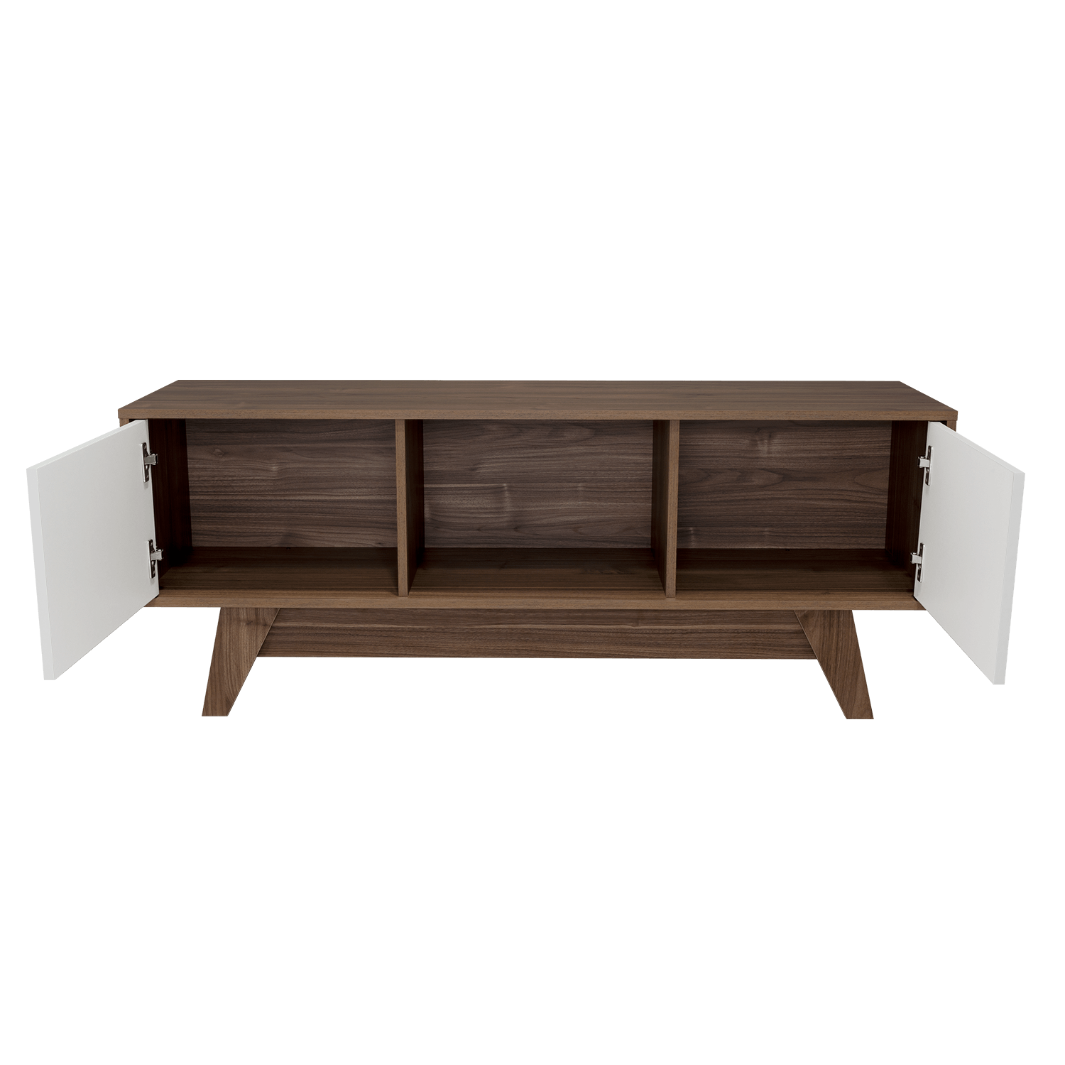 Rack Para Tv 55'' Romero Finlandek Gales Blanco