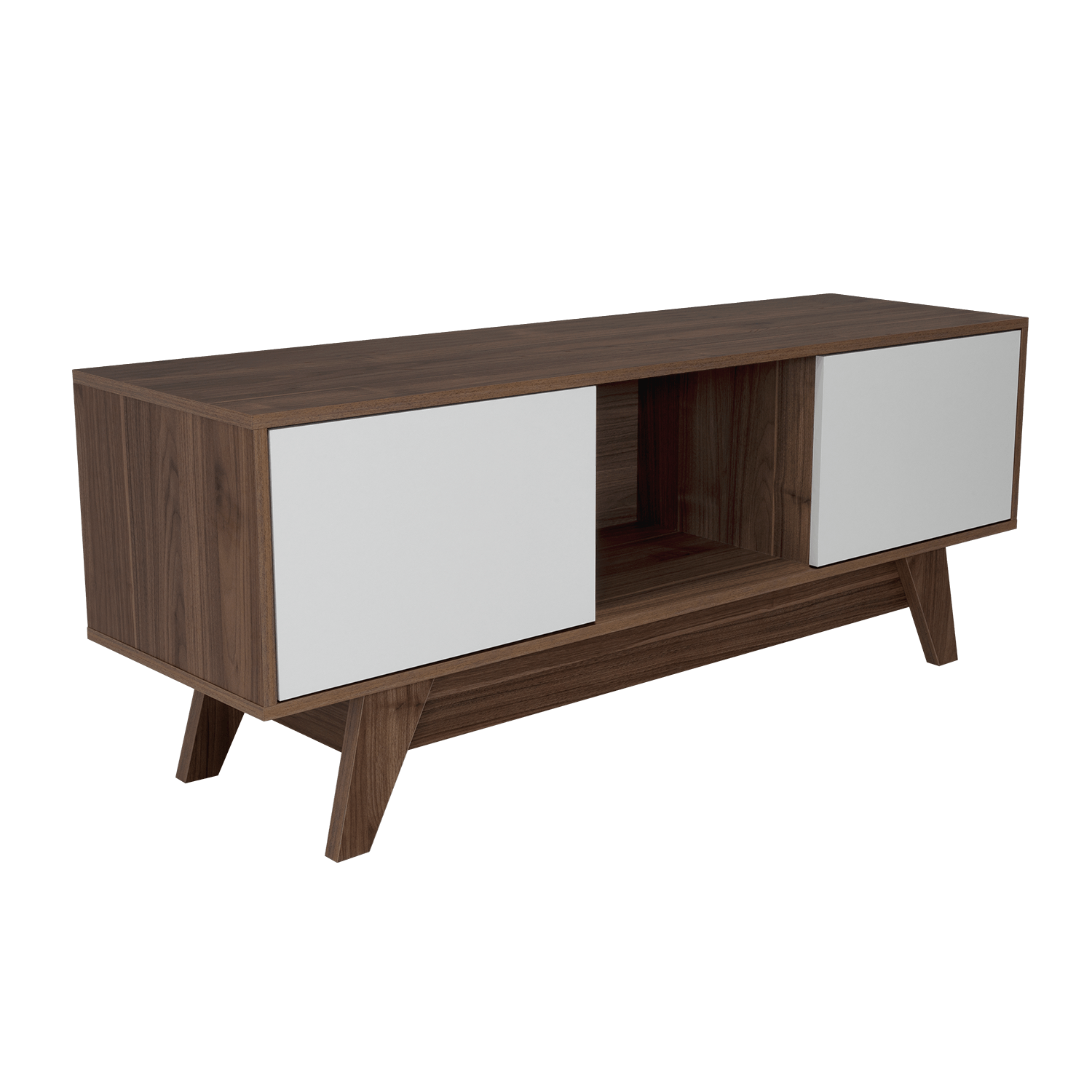 Rack Para Tv 55'' Romero Finlandek Gales Blanco