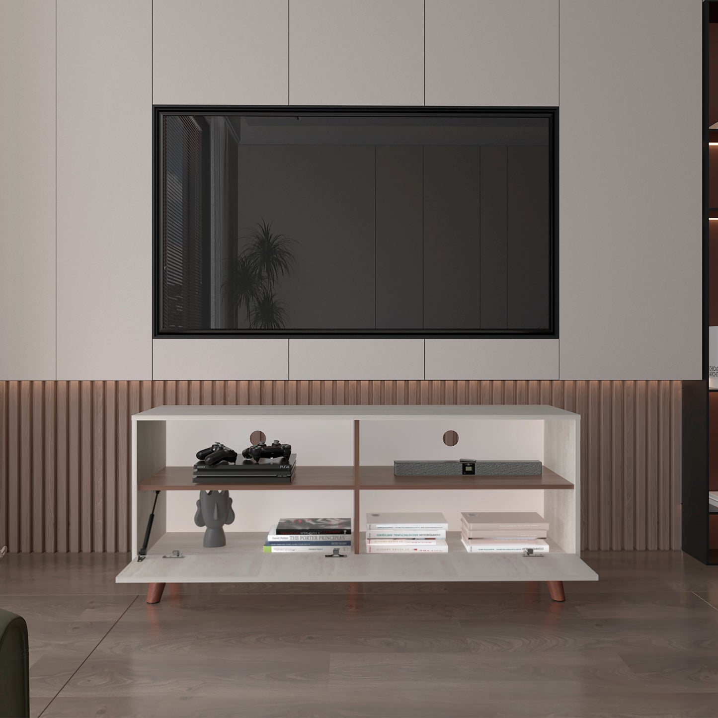 Rack Tv Patrick 59X139X40 Rta Tivoli + Milan