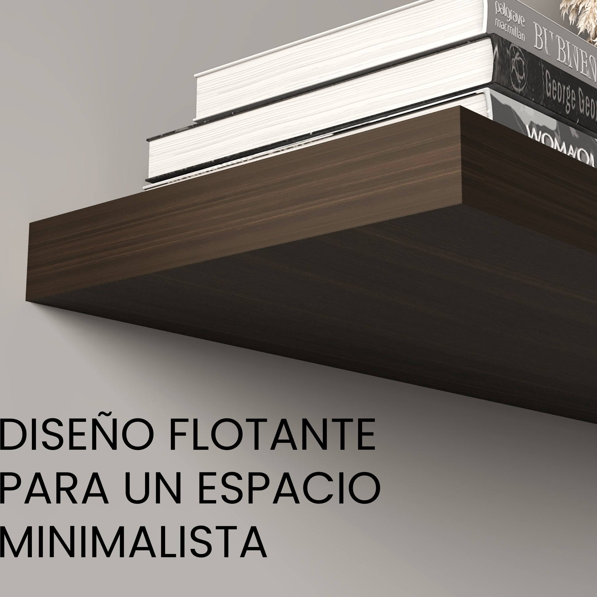 Repisa Flotante 80 X 25 Rta Amaretto