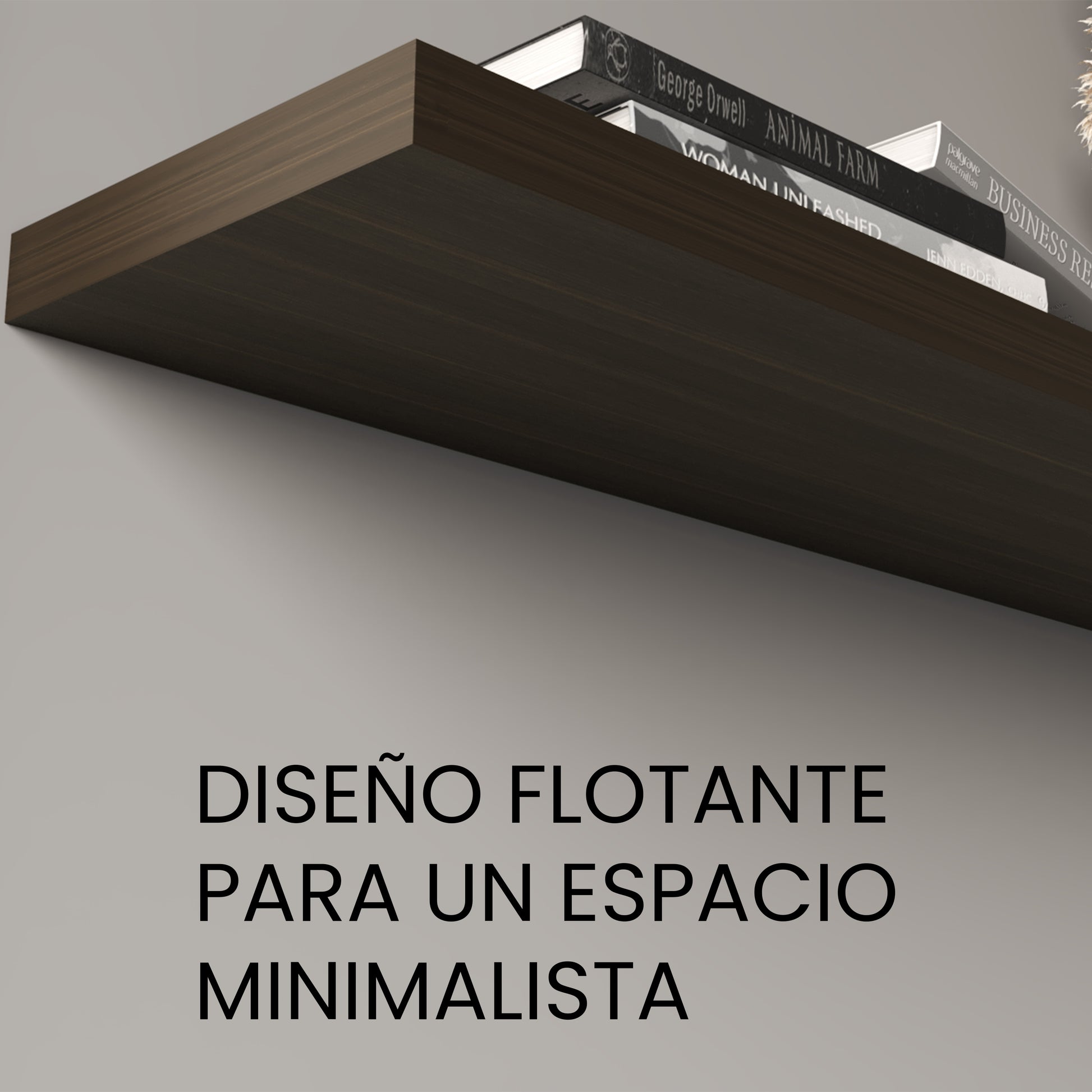 Repisa Flotante 120 X 25 Rta Amaretto