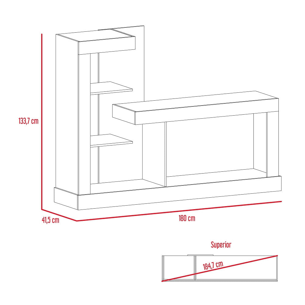 Rack Para Tv Minotti Amaretto
